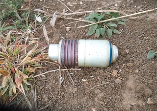 Жительница Казачьих лагерей нашла возле дома гранату