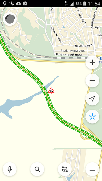 Укравтодор отмечает ремонтные работы и перекрытия дорог Херсонской области на Яндекс.Картах