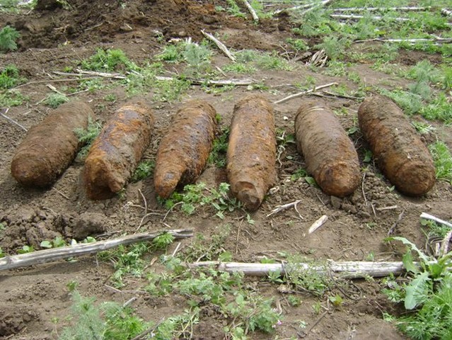 Херсонские пиротехники облУГСЧС уничтожили 6 боеприпасов минувших войн