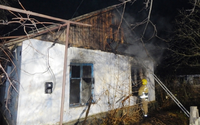 В Скадовском районе во время пожара обгорел 27-летний парень