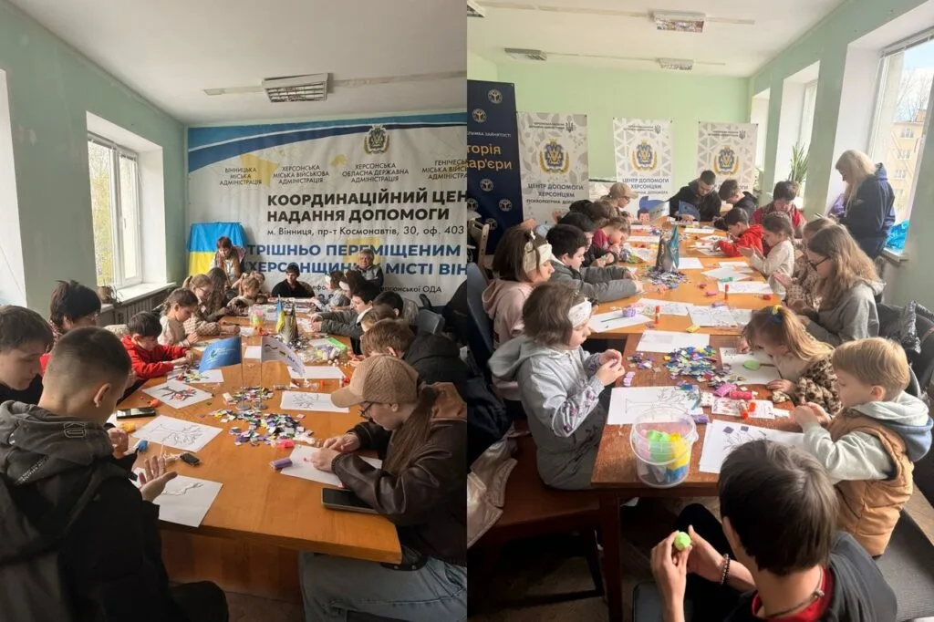 У Вінниці відбувся майстер-клас для родин переселенців з Херсонщини