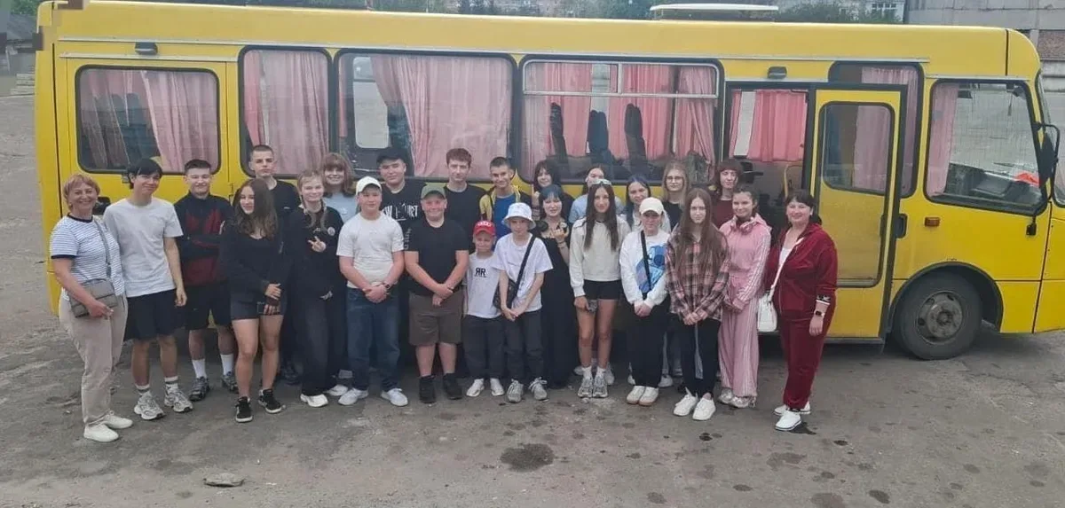 Діти з Нововоронцовської громади під час відпочинку у таборі на Житомирщині 2