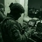 FPV-дрони 34 бригади морської піхоти Борисфен знищили пункт управління БпЛА окупантів в Олешках