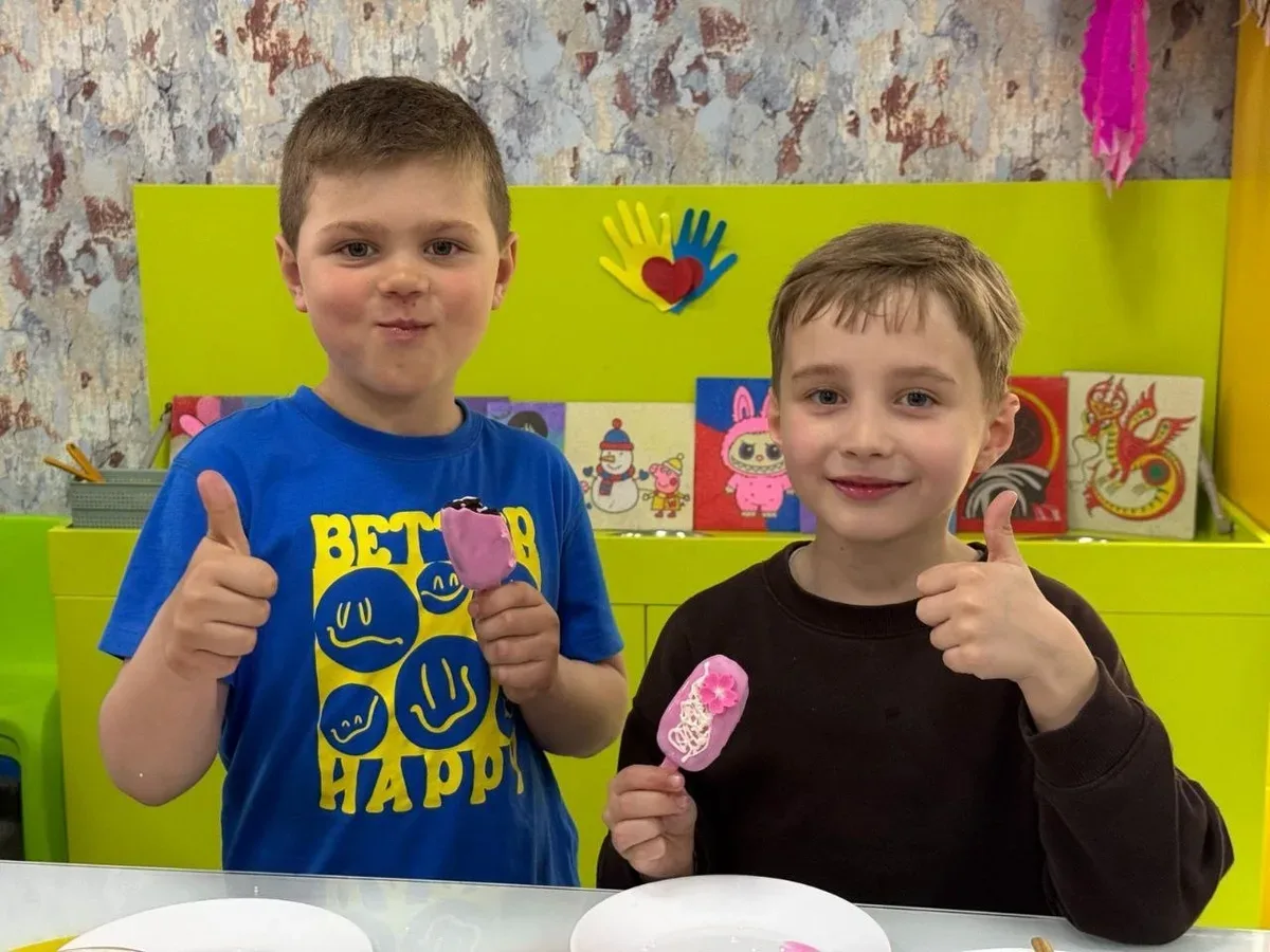 Діти-переселенці з Херсонщини на дні розваг в Одесі, фоторепортаж з події. 2