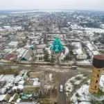 Аерофотозйомка дерев'яної Введенської церкви з Берислава, визнана найкращою у конкурсі «Вікі любить пам'ятки»