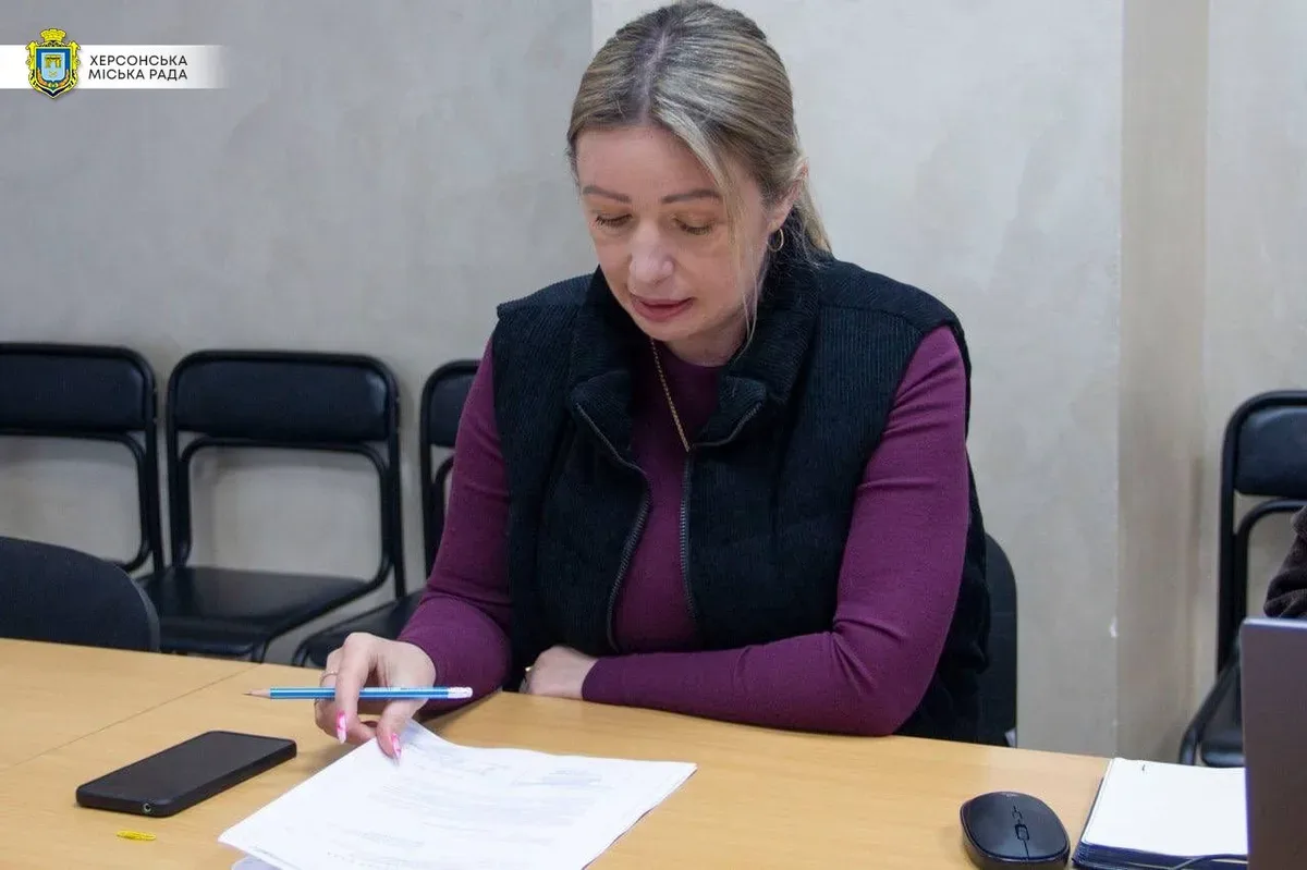 Засідання гуманітарного штабу Херсонської МВА, на якому ухвалювалися рішення про допомогу громаді та Пунктам незламності. 3