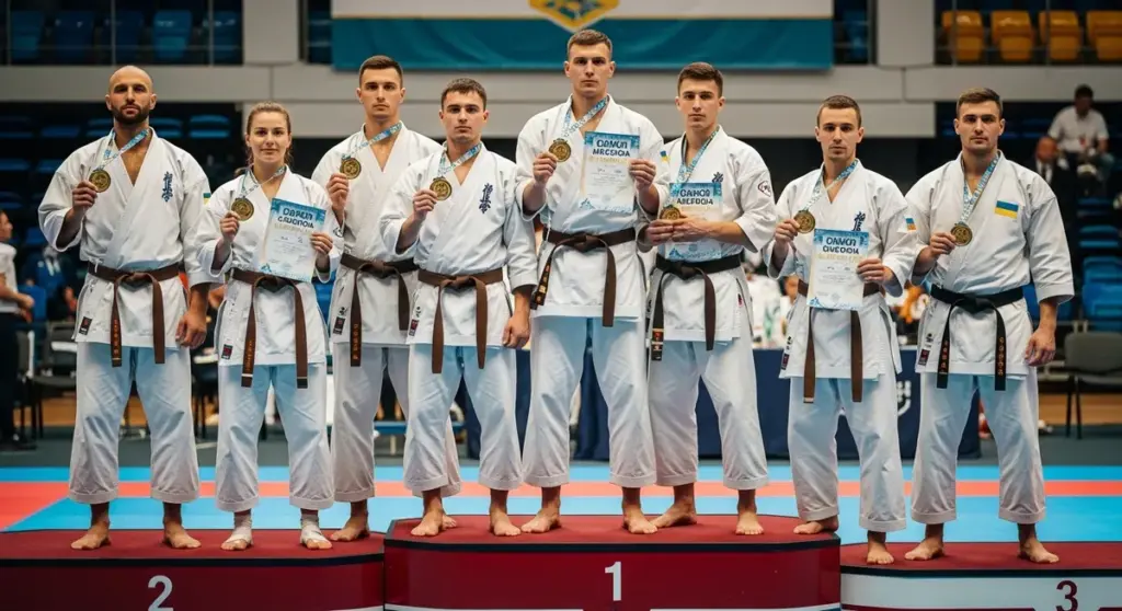 Каратисти з Херсона взяли два «золота» на чемпіонаті України в Одесі