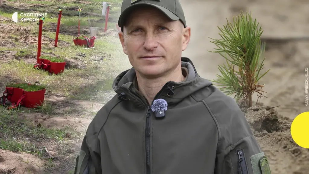 Лісівник з Волині повернувся на Херсонщину відновлювати ліси після боїв