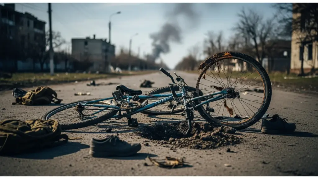 Трагедія в Олешках: Велосипедисти підірвалися на міні, є загиблі та поранені