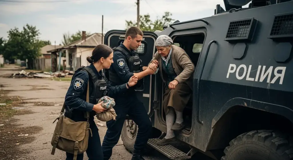Поліцейські евакуювали 66-річну жінку з Костирки на Херсонщині