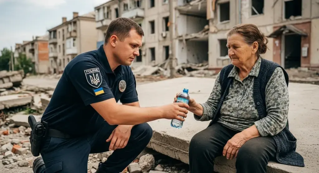 Поліцейський офіцер Ярослав Масло з Чорнобаївки щодня ризикує життям