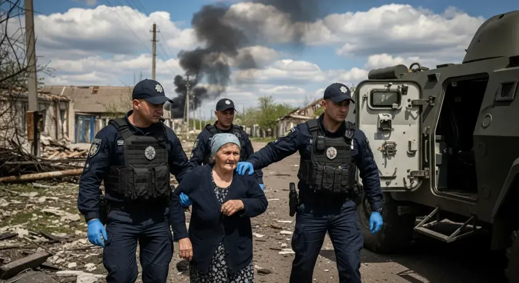 Поліція Херсонщини евакуювала 74-річну жительку з обстрілюваного села