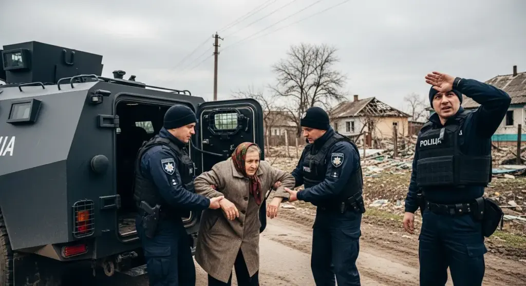 Поліція Херсонщини евакуювала 82-річну жінку під обстрілами дронів