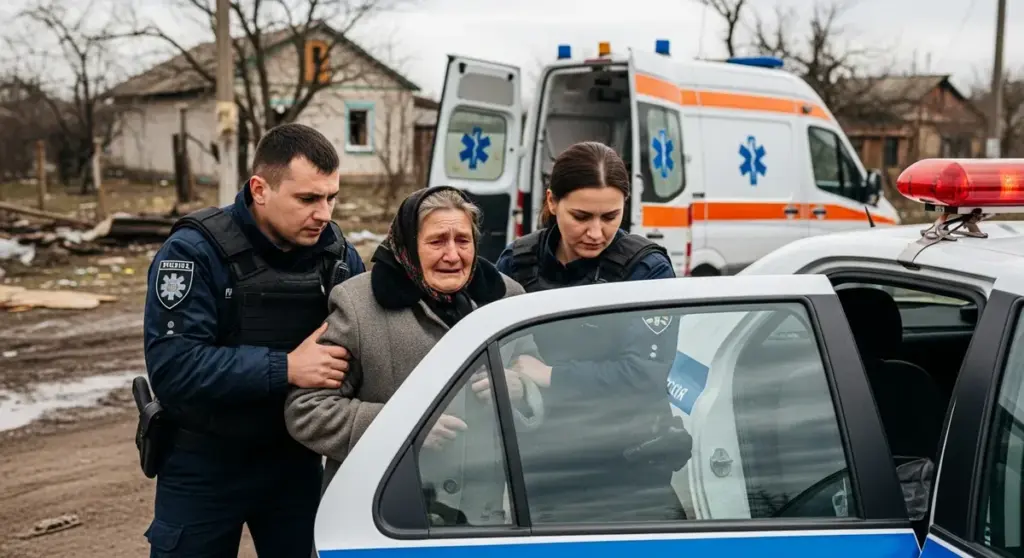 Поліція Херсонщини евакуювала літню жінку з Новорайської громади через біль у серці