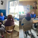 Мобільна медична бригада надає допомогу пацієнтам у прифронтовому селі на Херсонщині