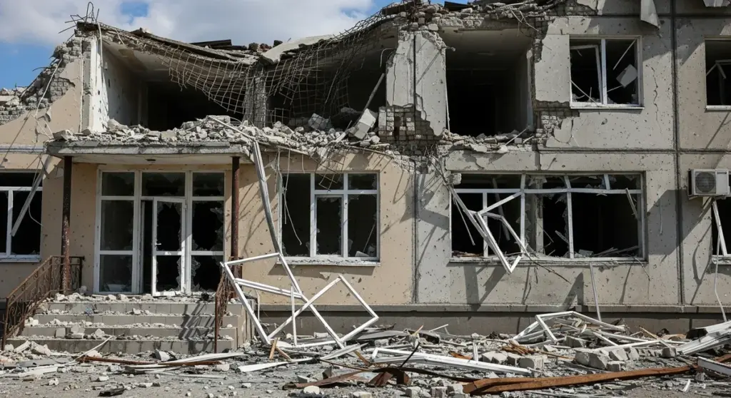 Російська армія зруйнувала будинок у Херсоні: жінка в лікарні