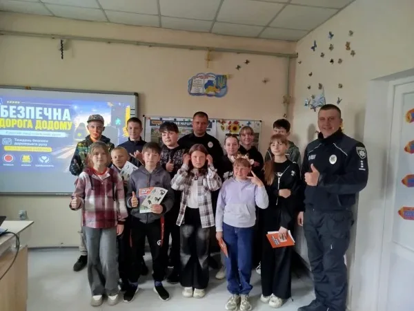 Школярам Калинівської громади на Херсонщині нагадали правила безпеки на дорозі