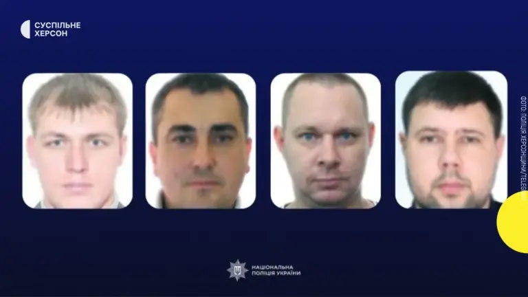 Символічне зображення правосуддя над військовими злочинцями в Херсоні, символізуюче судовий процес
