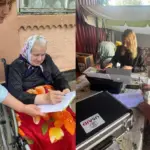 Співробітники ЦНАП надають адміністративні послуги літнім людям та особам з інвалідністю на виїзному прийомі у Херсонській області