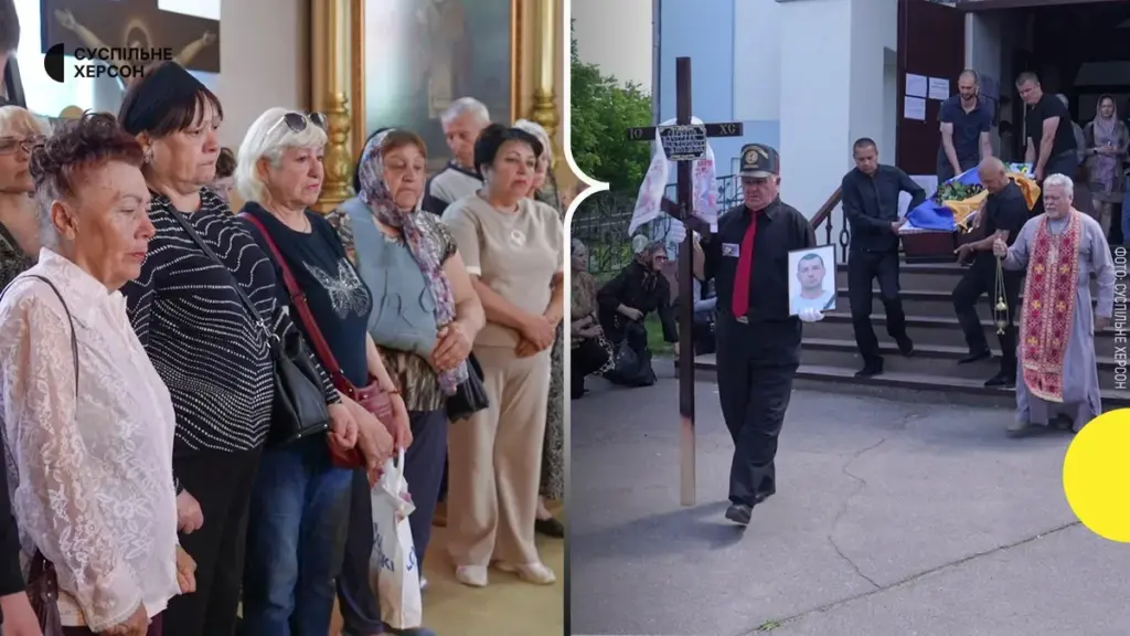 У Херсоні поховали 52-річного військового Вячеслава Гаркушу