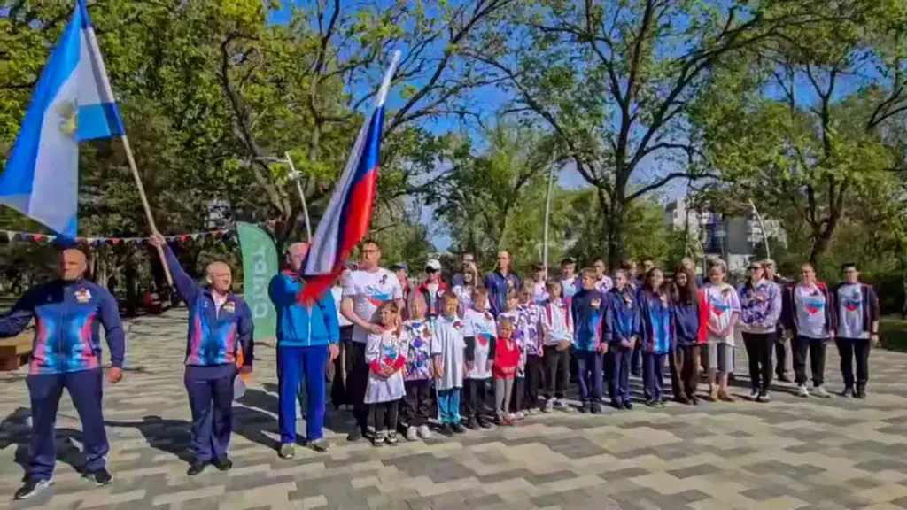 У Скадовську окупанти організували забіг «1418: у дусі єдності»