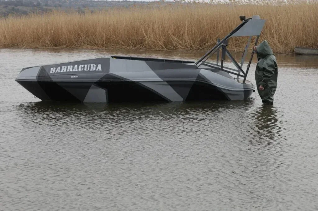 Морський дрон "Barracuda" атакує ворожий човен на Херсонщині 1