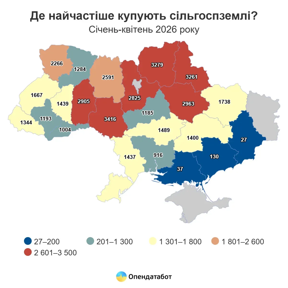 Поле з сільськогосподарськими культурами на Херсонщині, що символізує вартість землі в регіоні. 2