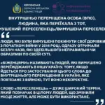 Люди з валізами, що символізують переселення та внутрішньо переміщених осіб.