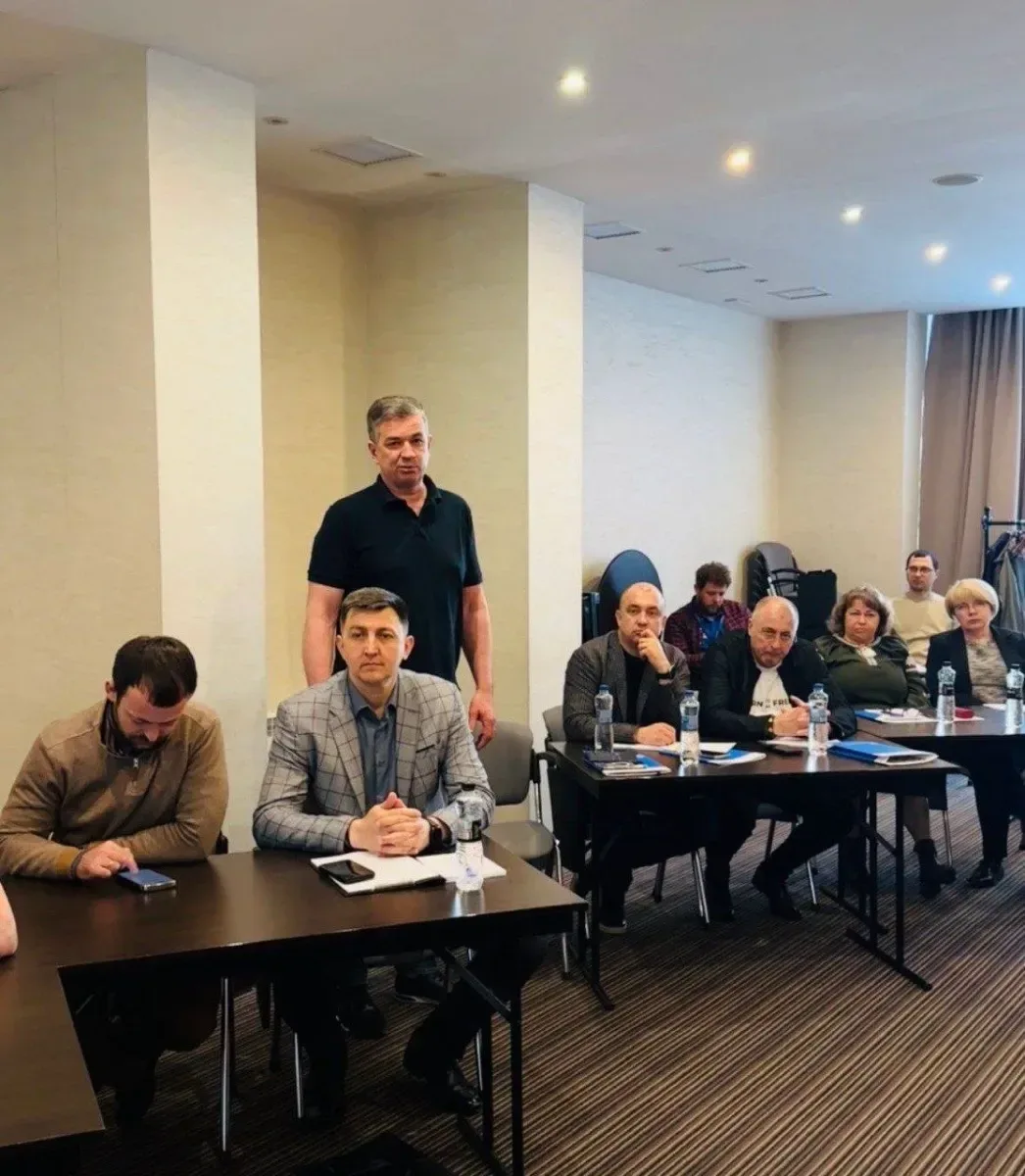 Михайло Линецький з Херсонської МВА на семінарі із соцзахисту для голів громад Херсонщини. 1