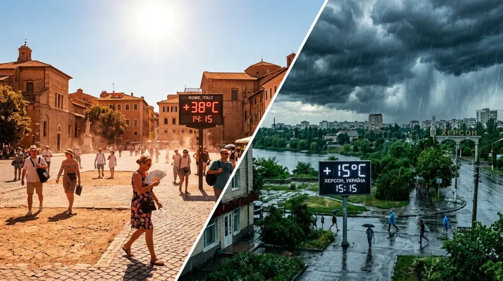 Спека до +38°C накриє Європу — на Херсонщині натомість чекають дощі