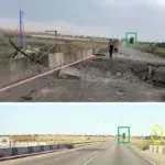 Зруйнований міст між Бердянськом та Мелітополем, про який хибно повідомляли як про Генічеський