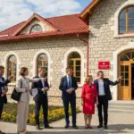 Делегація Швейцарії та ООН оглядає проєкти відновлення у Високопільській громаді на Херсонщині