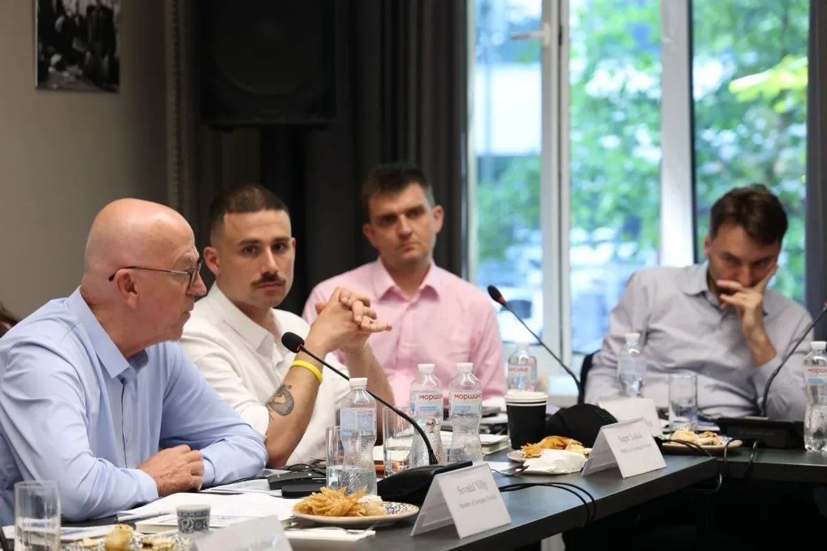 Дмитро Бутрій виступає перед делегацією Європейського парламенту, обговорюючи виклики Херсонщини 3