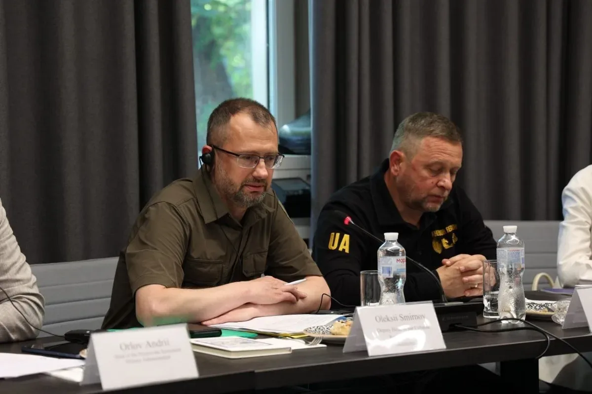 Дмитро Бутрій виступає перед делегацією Європейського парламенту, обговорюючи виклики Херсонщини 5