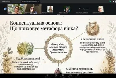 Учасники читацького клубу «Новела» обговорюють новелу «Вінки» Дніпрової Чайки онлайн, присвячену 165-річчю письменниці. 2