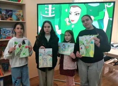 Студенти працюють над німецькою мовою у бібліотеці Гончара в Херсоні 6