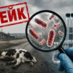 Карта Херсонської області з позначками місць, де росіяни вигадали спалах сибірської виразки.