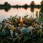Івана Купала 2026 — дівчина з вінком біля вогню, традиції свята для херсонців