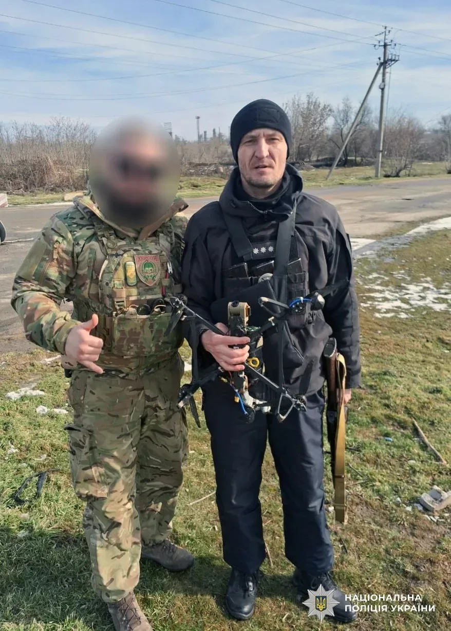 Капітан поліції Володимир Анедченко в однострої, вірить у повернення Херсонщини 3