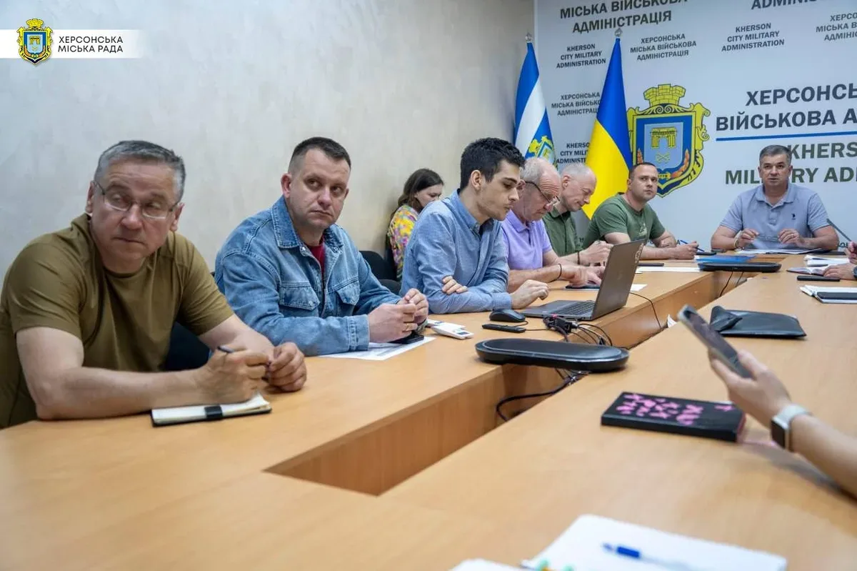Засідання комісії з питань евакуації у Херсонській МВА під головуванням Михайла Линецького 3