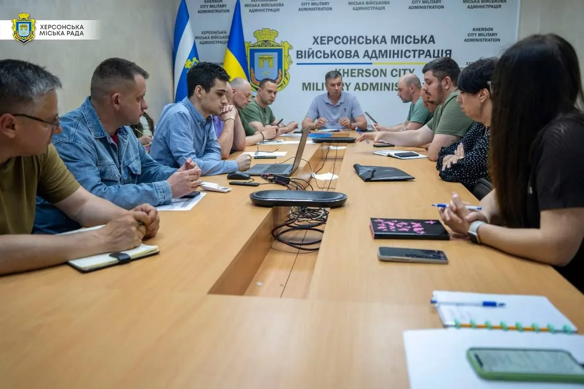 Засідання комісії з питань евакуації у Херсонській МВА під головуванням Михайла Линецького 8