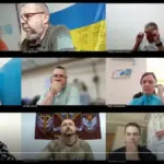 Учасники навчання з супроводу ветеранів Херсонської ОДА обговорюють принципи безбар'єрності.
