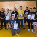 Херсонські боксери на змаганнях у Вознесенську, святкування перемоги