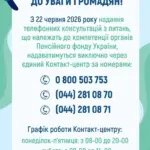 Логотип Пенсійного фонду України на синьому фоні, ілюстрація до нових правил обслуговування