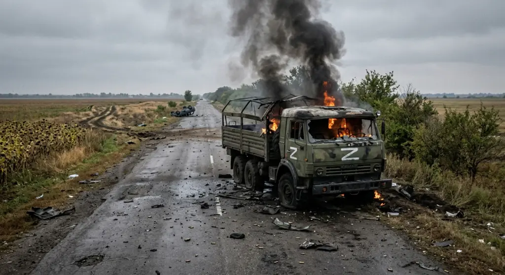 Логістичний колапс на лівобережжі: чому окупанти маскують техніку під цивільну і вилучають бензин силою