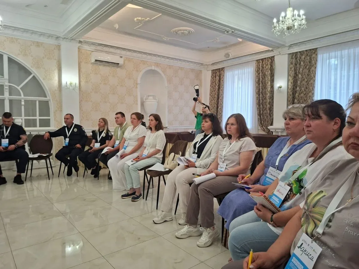 Тетяна Лушнікова на тренінгу в Миколаєві з фахівцями служб у справах дітей 2