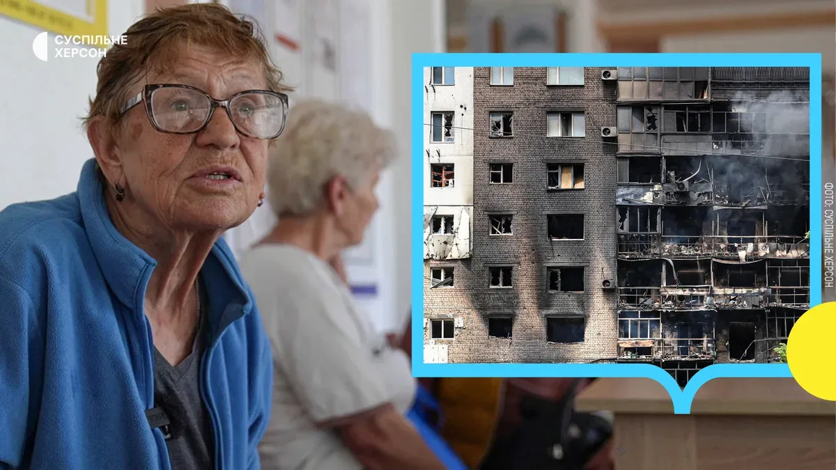 Рятувальники працюють на місці зруйнованої багатоповерхівки у Херсоні після російської дронової атаки. 6
