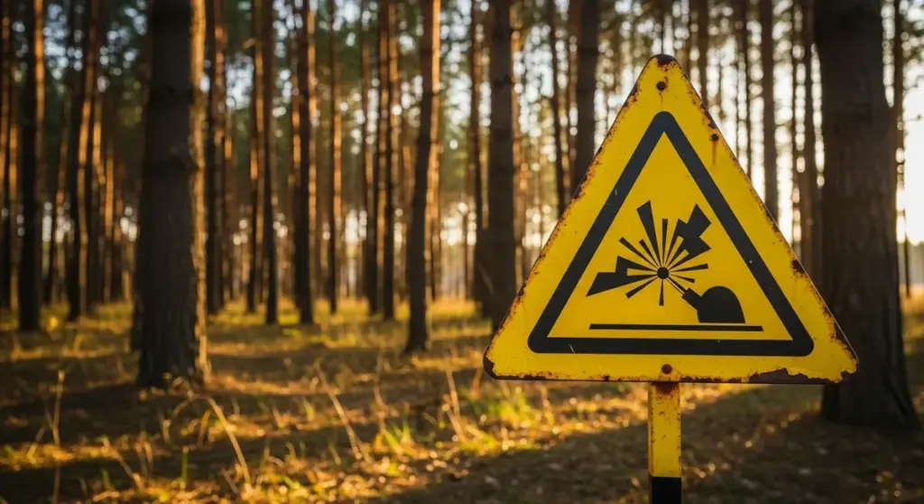 Не ходіть до лісів Херсонщини: окупанти залишили розтяжки та міни