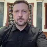 Президент України Володимир Зеленський під час звернення, де оголошує про нові внески в програму PURL та обговорює міжнародну підтримку.