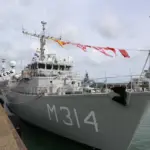 Український шукач мін «Генічеськ» у морі